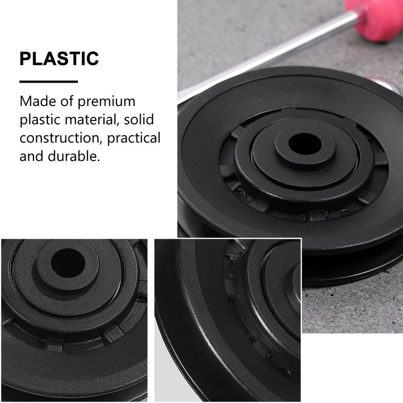 POPETPOP Rueda de polea para Equipos de Gimnasio : 2pcs