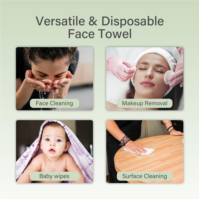 Unifree Facial Towels I Towelettes I Dry Wipes I Makeup