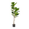 Benicabaly Add Greenery to Your Home with 150CM Artificial Fiddle