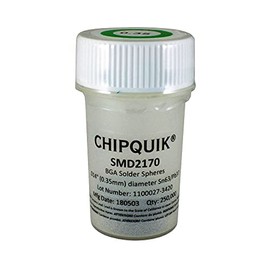 Chip Quik SMD2170 Solder Spheres Sn63/Pb37 .014" (0.35mm) diameter 250K Bottle