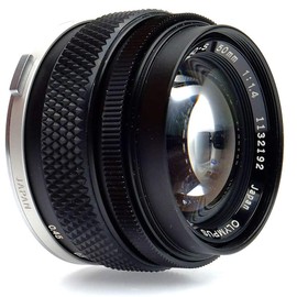 Olympus 50mm f/1.4 Manual Focus Auto-S G.Zuiko Lens for OM Series Film Camera (Renewed)