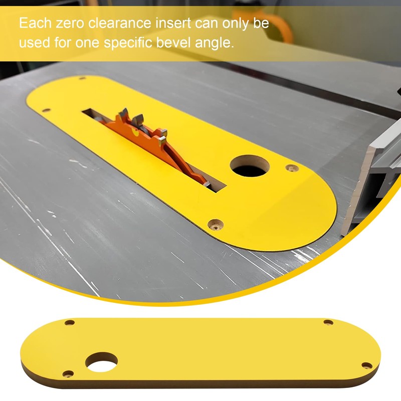 Zero Clearance Inserts For DeWalt DWE7485 DCS7485B, DCS7485T1 Table Saws,Precise