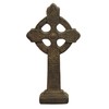 Solid Rock Stoneworks Cross on Base for Garden, Concrete, 16