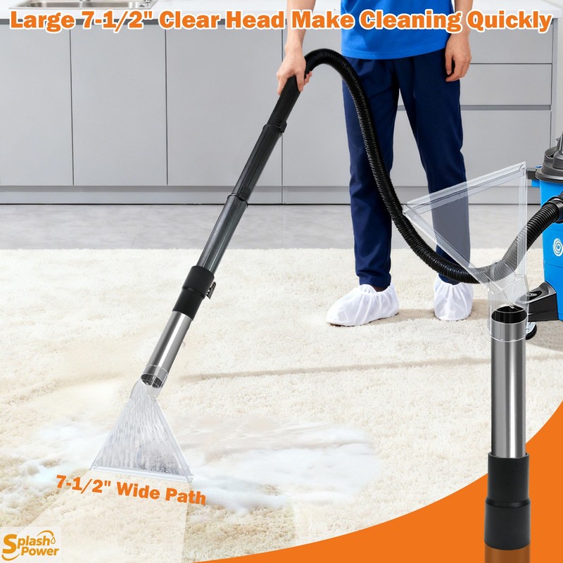 SplashPower Universal Fit All Shop Vacs Extractor Attachment Kit Wet/Dry