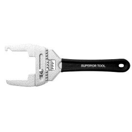 Superior Tool 3840 Adjustable Combination Wrench, One Size, Multi