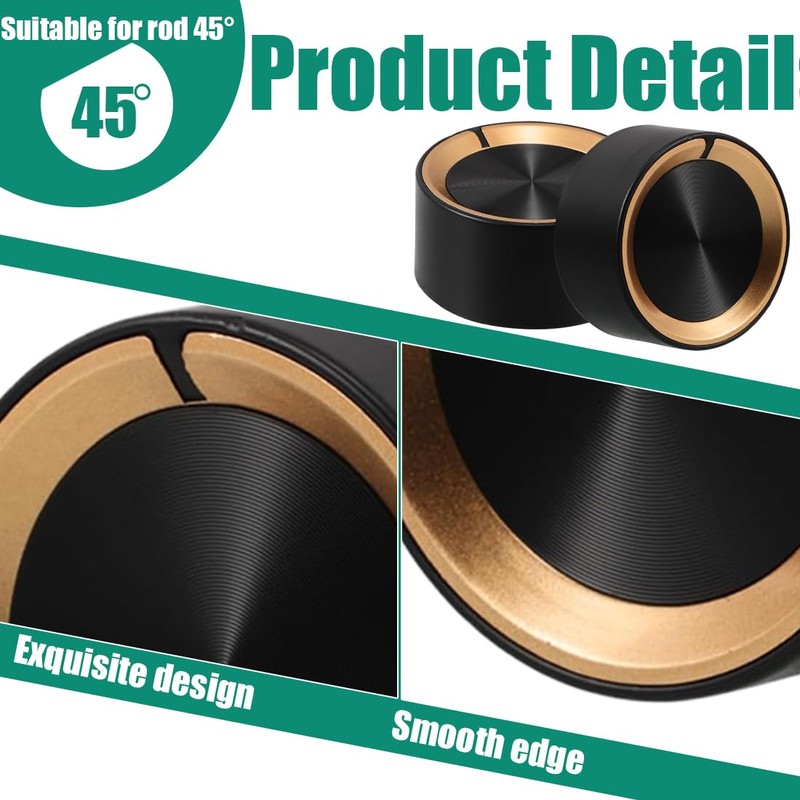 DOKRIN Knobs & Switches for Oven & Cooker, 4 Pieces