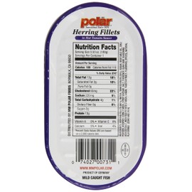MW Polar Herring, Hot Tomato Sauce, 3.53-Ounce (Pack of 18)