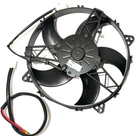 SPAL 30101512 11" Puller Radiator Condenser Fan 12 VOLT High Performance Curved Blade 1233 cfm VA26-AP50/C-44A & Spal FRPT Harness