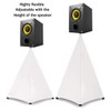 FutureHight Universal DJ Light Speaker Stand Cover Double Sided Tripod