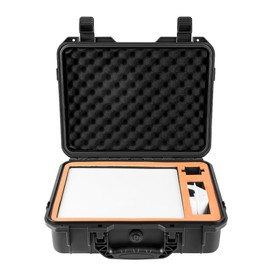 SUBFIX Starlink Mini Case, Waterproof Hard Case for Starlink Mini Dish Kit, Portable Carrying Case with Precision Cut Foam for Accessories, Ideal for Travel and Campin