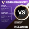 VitaCup Focus Mushroom Coffee Grounds, with Lions Mane, Chaga, B