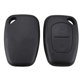 2 Buttons Car Key Fob Cover Case,Car Key Case Remote Key Fob Shell Compatible for Vauxhall Opel Movano Nissan Vivaro Renault Traffic Primastar Kangoo,Remote Key Fob Case Replacement