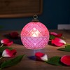 Glass Flameless LED Candles Decorative Light Valentine's Day Gift for