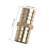 X AUTOHAUX 25mm Brass Barb Hose Fitting Straight Connector Adaptor