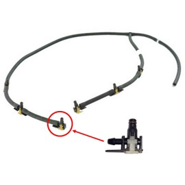 EcoDiesel 3.0L Diesel Fuel Injector Return Fitting Elbow compatible with Ram Grand Cherokee