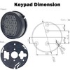 High Security Electronic Safe Lock Replacement Keypad with Solenoid Lock