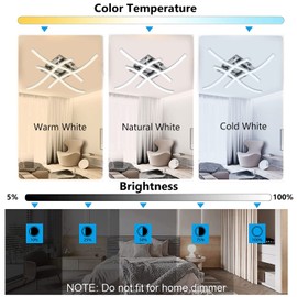 LED Ceiling Light 24W Modern Curved Design LED Ceiling Lamp with Remote Control 3 Color Dimmable Metal Flush Mount Ceiling Lighting Fixture 4 Built-in LED Boards for Living Room Bedroom Hallway Office