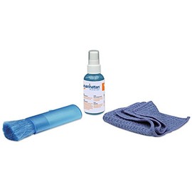 Kit de Limpieza Manhattan para Pantallas LCD 60 ml Limpiador para TV Laptop Monitor Celular y Pantallas con Paño de Microfibra y Cepillo Antiestático 421010