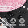 MULTIC Fashion Shower Curtain, Pink and Black Luxury Shower Curtains