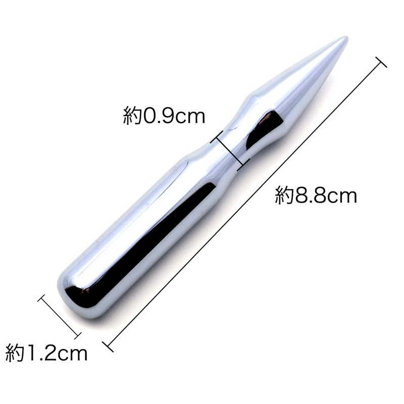 Gold Stone Terahertz Mineral Massage Stick, Pen Type, Cut, Press