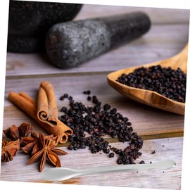 MAGICLULU 10pcs Stainless Steel Measuring Spoons for Laboratory Sampling Heavy Duty Scoops for Cosmetics and Powders Smooth Non Stick Surface and Reliable for Skin Care and Experiment Use