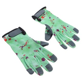 Mipcase 1 Pair Breathable Gardening Gloves Puncture and Comfortable Resistant Non Slip Planting Gloves for Work and Landscaping Activities