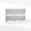Furinno Basic Book Shelf, 3x2 Bookshelf, Cube Organizer Cabinet Bookcase