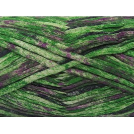Lot of 4 x 100gr Skeins Ice Yarns Cotton Splash (100% Cotton) Yarn Green Shades Grey Purple