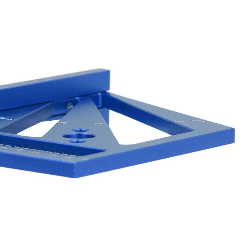 Woodworking Ruler Multifunctional Angle Measuring Ruler Aluminum Alloy Square Tool