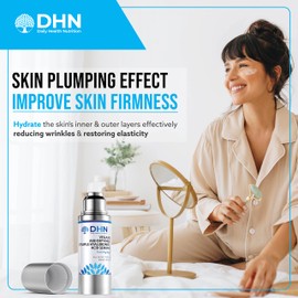 Triple Hyaluronic Acid Anti-Aging Face Serum. 3 Types of Pure Hyaluronic Acid with Vitamin C for Smoother, Firmer Looking Skin. Triple Hydrating Boost. Made in Canada, Vegan & Cruelty Free