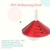 PVC Deburring Tool, 2 in 1 Exterior Interior PVC Deburring