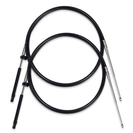 Atesilor 2PCS Upgraded 10FT Gen 2 Throttle and Shift Cables Fits Mercury Outboard Throttle Cable for Mercury Outboard Motor