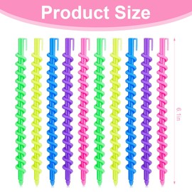 LQIOACU Pack of 20 Overnight Curlers, Perm Set, Complete Curls Without Heat, Hair Roller, Hair Curler, for Plastic Perm Rod, DIY Wave Styling Kit (Large)