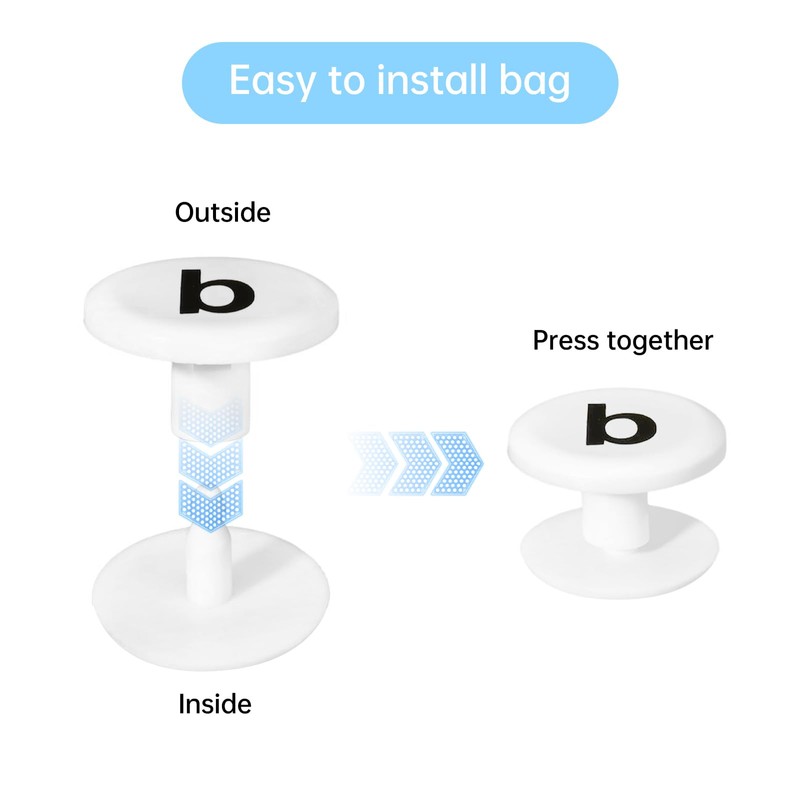 5PCS Beach Bag Replacement Buttons, Boggg Bag Accessories Replacement Rivets