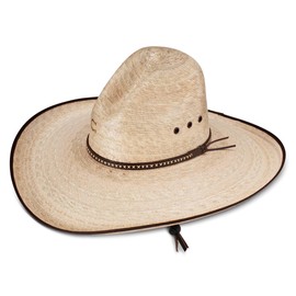 Charlie 1 Horse Men's 15X Bandito Straw Cowboy Hat Natural 6 7/8