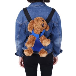 Yosoo Mochila Transportín Perro, Perro de Mascota Durable de Moda de Cinco Agujeros Backpack Frontal Pecho Tote Bag Bolsa (tamaño : S)