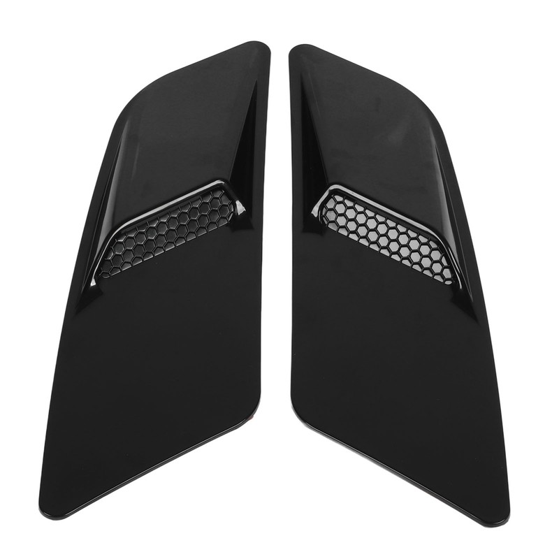 2 Pcs Engine Bonnet Air Vent Cover Front Bonnet Decoration