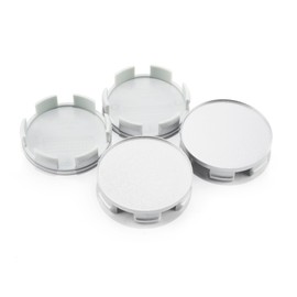 HowioZil 4PCS 58mm(2.28in) Wheel Center Caps for 08W40-SEN-9000-02 Silver Wheel Hub Cap Compatible with Integra Civic Wheels OD:58mm(2.28in) ID:56.5mm(2.22in)