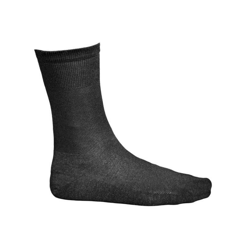 vitsocks Men's Silver Cotton Antibacterial Socks (Pack of 3) Breathable,