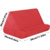 Soft Tablet Stand Pillow with Pocket,Tablet Cushion Stand,Adjustable 3 Viewing