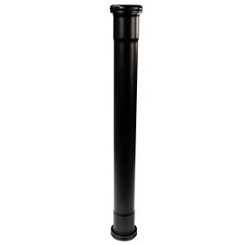 Westbrass D42316-62 1-1/2" x 16" Double Ended Slip-Joint Extension Tube, Matte Black