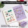 Dreamdove Thick Blank Journal Notebook 400 Pages With Pen Holder