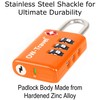 TSA Approved Luggage Locks Suitcase Locks with Open Alert (2