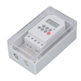 Pool Pump Timer, Smart Pool Timer Switch Up to 7 Days 28 On Off, Programmable Outdoor Indoor Waterproof Pump Controller Timer Box for Heaters Filters Appliances (AC 110V)