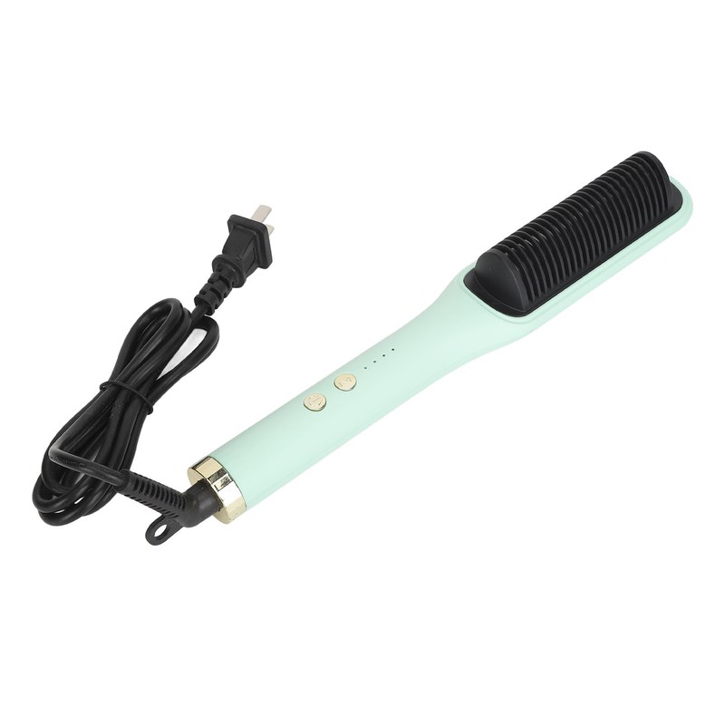 Negative Ion Hair Straightener Styling Comb Adjustable Temperature Straightening Comb