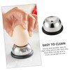 Ipetboom Stainless Steel Egg Pricker Tool Kitchen Egg Holder for