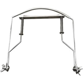 Instruments Parts Harmonica Neck Holder 10 Holes Blues Harp Mouth Organ Stand Harmonic Rack, Silver