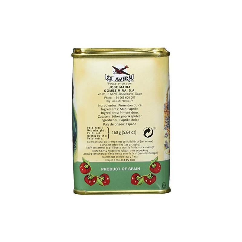 El Avion Pimentón Dulce - Sweet Paprika Powder from Spain/Valencia