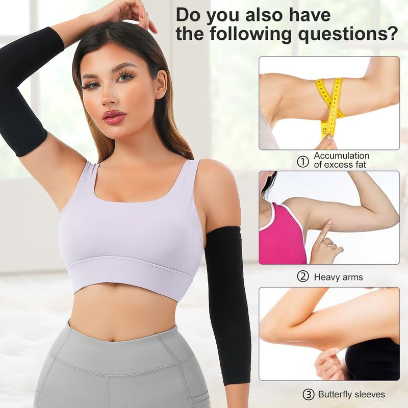 Arm Shaper, Pack of 4 Arm Shapers, Elastic Upper Arm