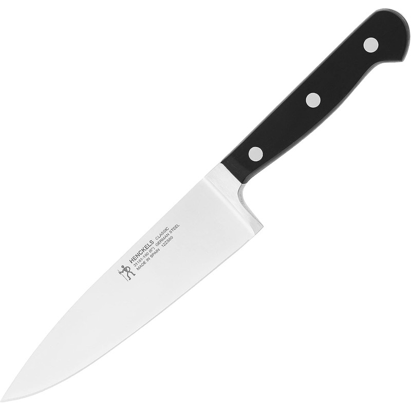 HENCKELS Classic Razor-Sharp 6-inch Chef Knife, German Engineered Informed by